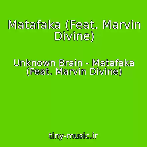 کاور آهنگ Matafaka (Feat. Marvin Divine) از Unknown Brain - Matafaka (Feat. Marvin Divine)