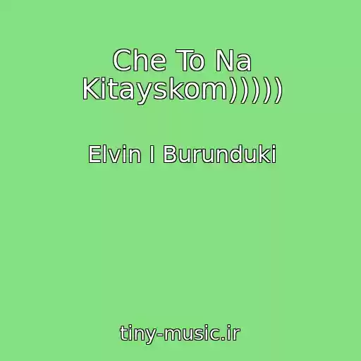 کاور آهنگ Che To Na Kitayskom))))) از Elvin I Burunduki