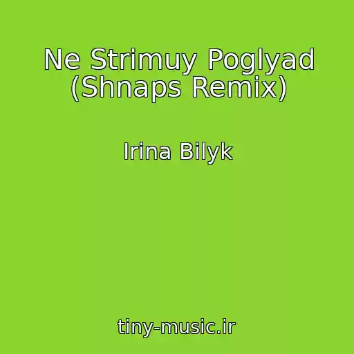 کاور آهنگ Ne Strimuy Poglyad (Shnaps Remix) از Irina Bilyk