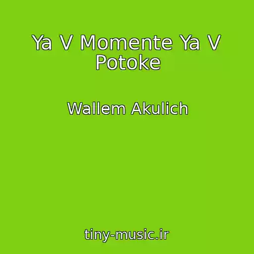 کاور آهنگ Ya V Momente Ya V Potoke از Wallem Akulich