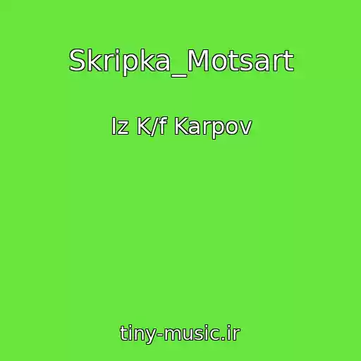کاور آهنگ Skripka_Motsart از Iz K/f Karpov