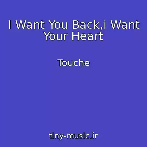 کاور آهنگ I Want You Back,i Want Your Heart از Touche