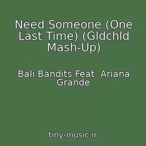 کاور آهنگ Need Someone (One Last Time) (Gldchld Mash-Up) از Bali Bandits Feat. Ariana Grande