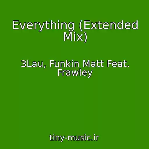کاور آهنگ Everything (Extended Mix) از 3Lau, Funkin Matt Feat. Frawley
