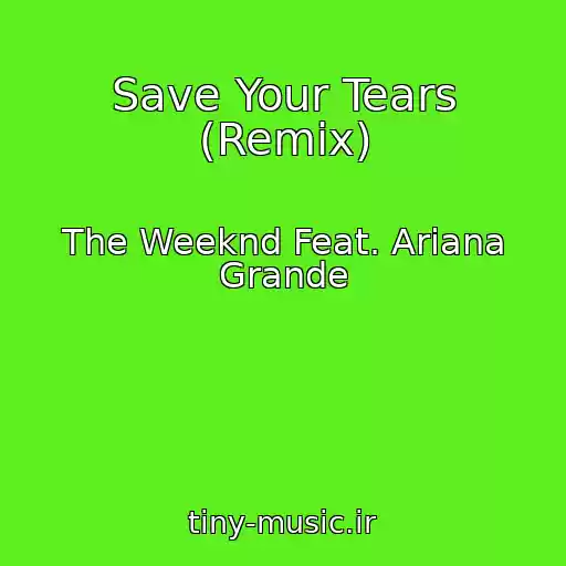 کاور آهنگ Save Your Tears (Remix) از The Weeknd Feat. Ariana Grande