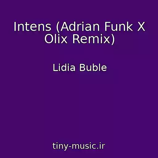 کاور آهنگ Intens (Adrian Funk X Olix Remix) از Lidia Buble