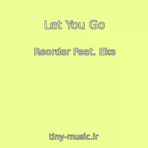 کاور آهنگ Let You Go از Reorder Feat. Eke