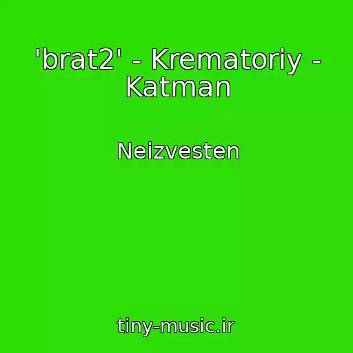کاور آهنگ 'brat2' - Krematoriy - Katman از Neizvesten