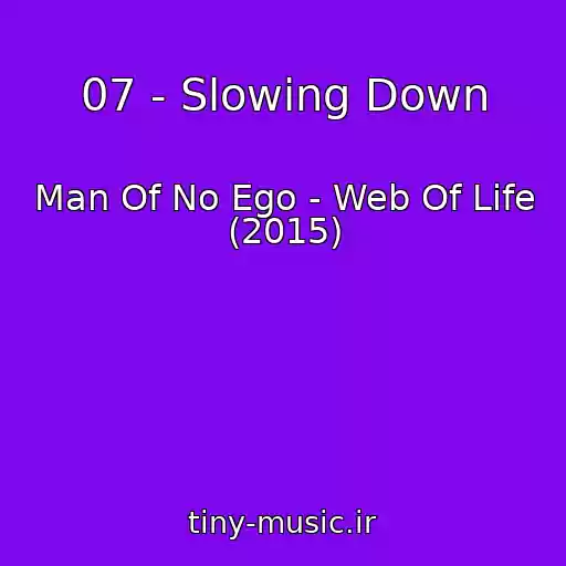 کاور آهنگ 07 - Slowing Down از Man Of No Ego - Web Of Life (2015)