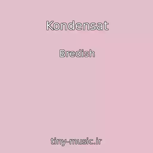کاور آهنگ Kondensat از Bredish