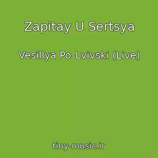 کاور آهنگ Zapitay U Sertsya از Vesіllya Po-Lvіvski (Live)