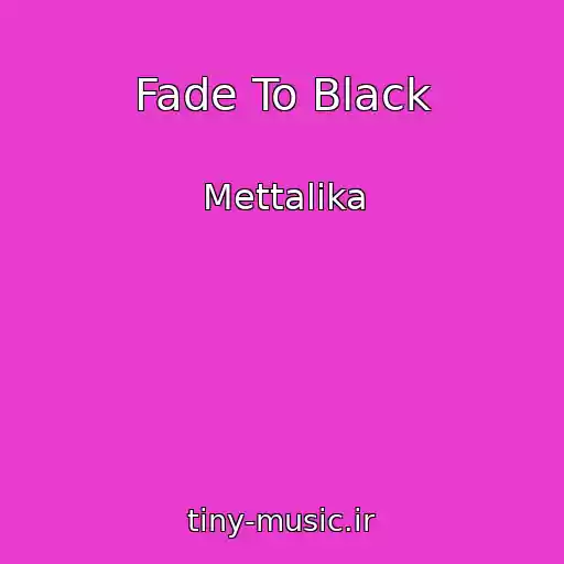 کاور آهنگ Fade To Black از Mettalika