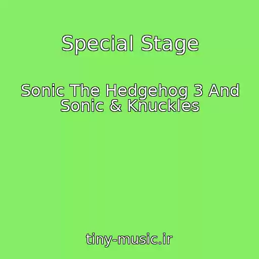 کاور آهنگ Special Stage از Sonic The Hedgehog 3 And Sonic & Knuckles
