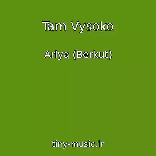 کاور آهنگ Tam Vysoko از Ariya (Berkut)