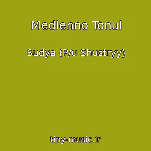 کاور آهنگ Medlenno Tonul از Sudya (P/u Shustryy)