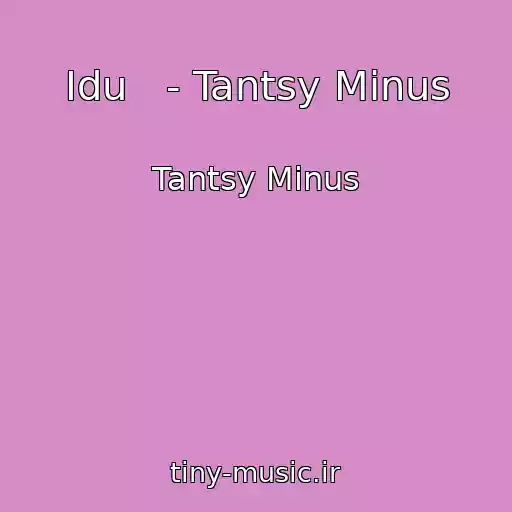 کاور آهنگ Idu   - Tantsy Minus از Tantsy Minus