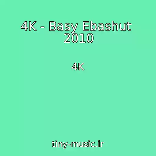 کاور آهنگ 4K - Basy Ebashut  2010 از 4K