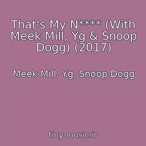 کاور آهنگ That's My N**** (With Meek Mill, Yg & Snoop Dogg) (2017) از Meek Mill, Yg, Snoop Dogg