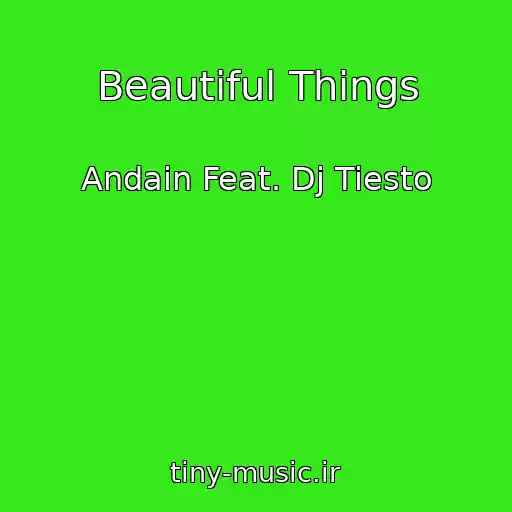 کاور آهنگ Beautiful Things از Andain Feat. Dj Tiesto