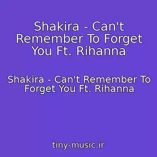 کاور آهنگ Shakira - Can't Remember To Forget You Ft. Rihanna از Shakira - Can't Remember To Forget You Ft. Rihanna