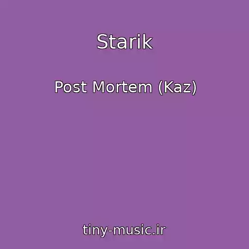 کاور آهنگ Starik از Post Mortem (Kaz)