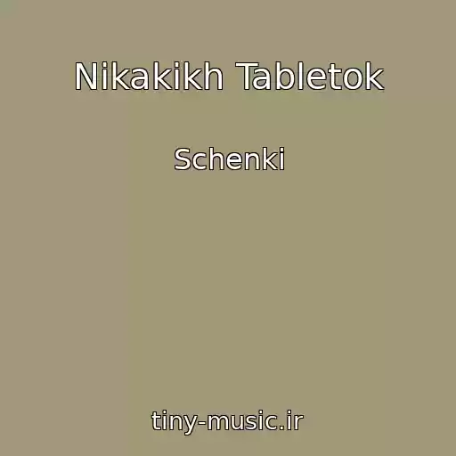 کاور آهنگ Nikakikh Tabletok از Schenki