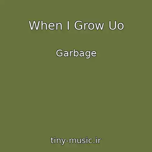 کاور آهنگ When I Grow Uo از Garbage