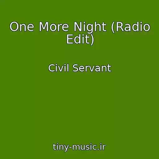 کاور آهنگ One More Night (Radio Edit) از Civil Servant