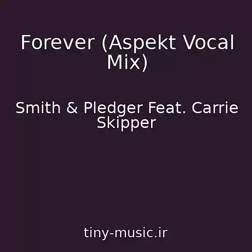 کاور آهنگ Forever (Aspekt Vocal Mix) از Smith & Pledger Feat. Carrie Skipper