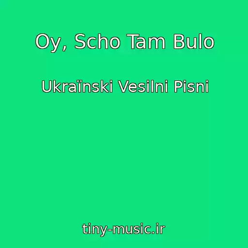 کاور آهنگ Oy, Scho Tam Bulo از Ukraїnskі Vesіlnі Pіsnі