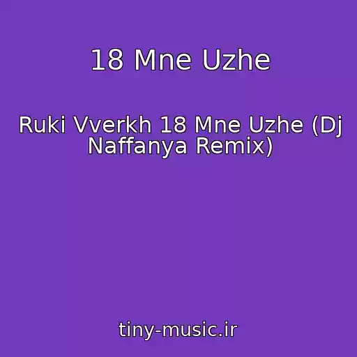 کاور آهنگ 18 Mne Uzhe از Ruki Vverkh 18 Mne Uzhe (Dj Naffanya Remix)