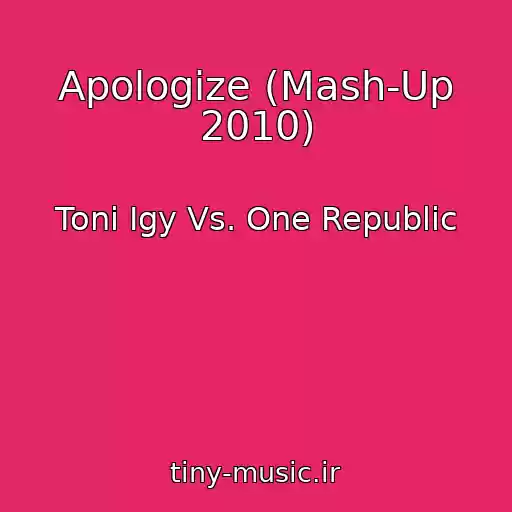 کاور آهنگ Apologize (Mash-Up 2010) از Toni Igy Vs. One Republic