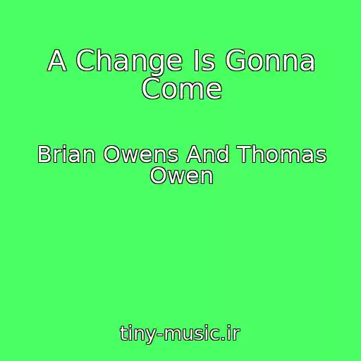 کاور آهنگ A Change Is Gonna Come از Brian Owens And Thomas Owen