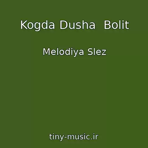 کاور آهنگ Kogda Dusha  Bolit از Melodiya Slez