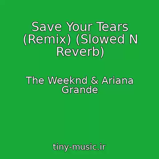 کاور آهنگ Save Your Tears (Remix) (Slowed N Reverb) از The Weeknd & Ariana Grande