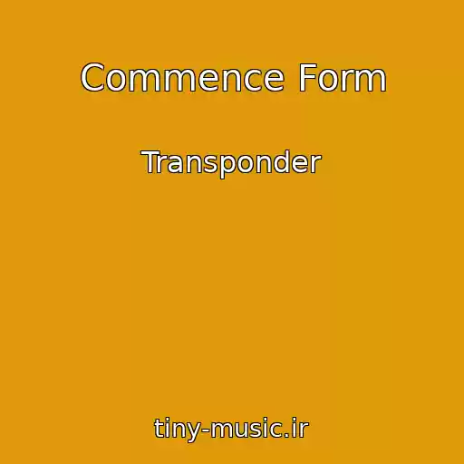 کاور آهنگ Commence Form از Transponder