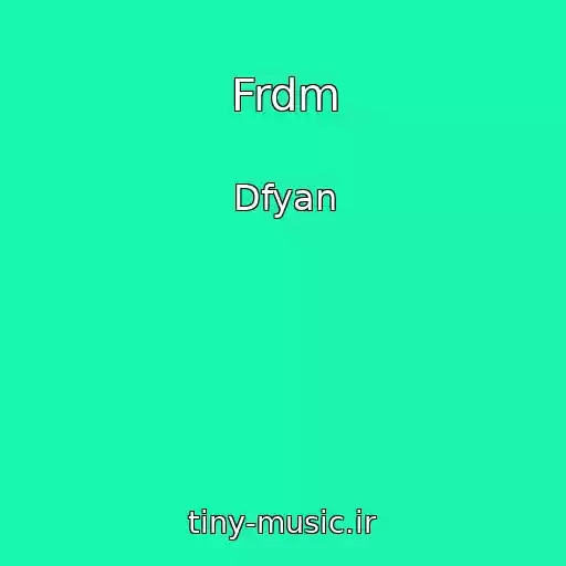 کاور آهنگ Frdm از Dfyan