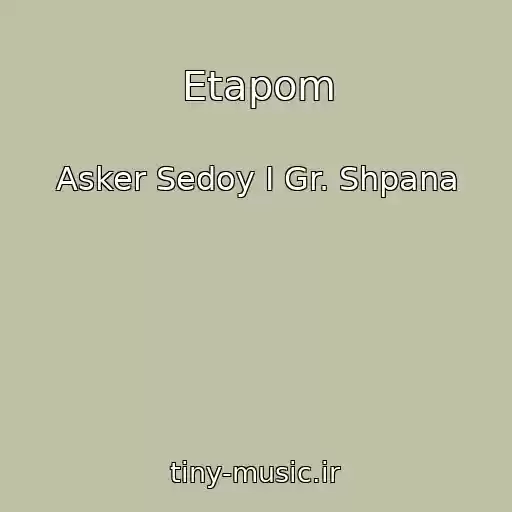 کاور آهنگ Etapom از Asker Sedoy I Gr. Shpana