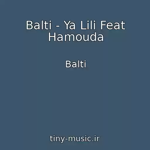 کاور آهنگ Balti - Ya Lili Feat Hamouda از Balti