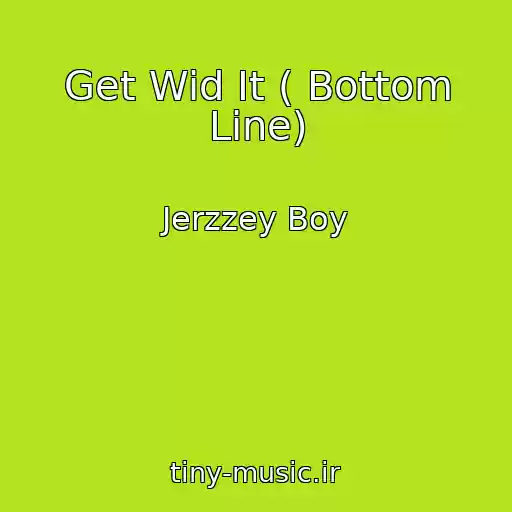 کاور آهنگ Get Wid It ( Bottom Line) از Jerzzey Boy