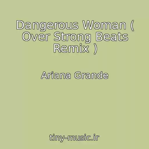 کاور آهنگ Dangerous Woman ( Over Strong Beats Remix ) از Ariana Grande