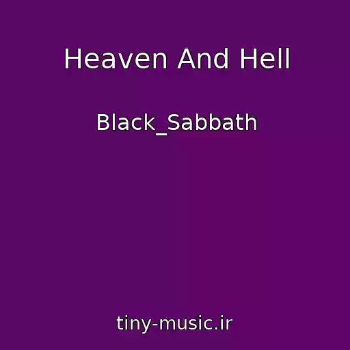 کاور آهنگ Heaven And Hell از Black_Sabbath