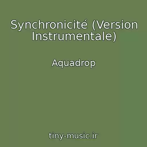 کاور آهنگ Synchronicité (Version Instrumentale) از Aquadrop