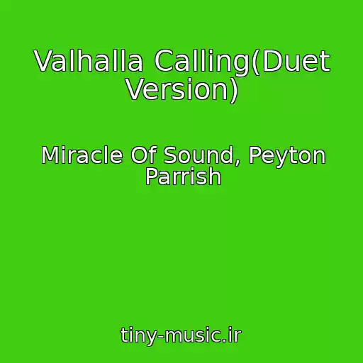کاور آهنگ Valhalla Calling(Duet Version) از Miracle Of Sound, Peyton Parrish