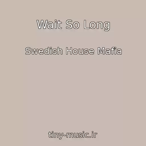 کاور آهنگ Wait So Long از Swedish House Mafia