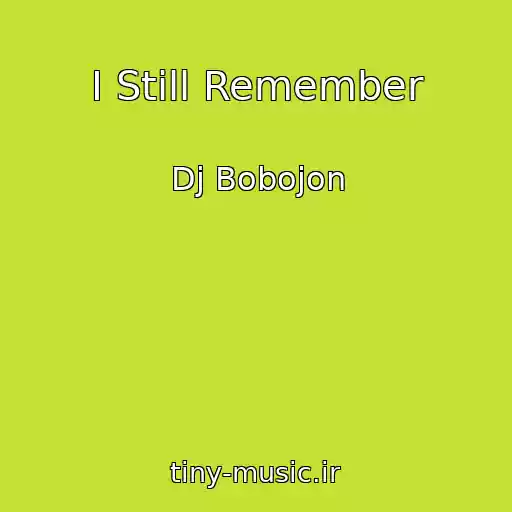 کاور آهنگ I Still Remember از Dj Bobojon