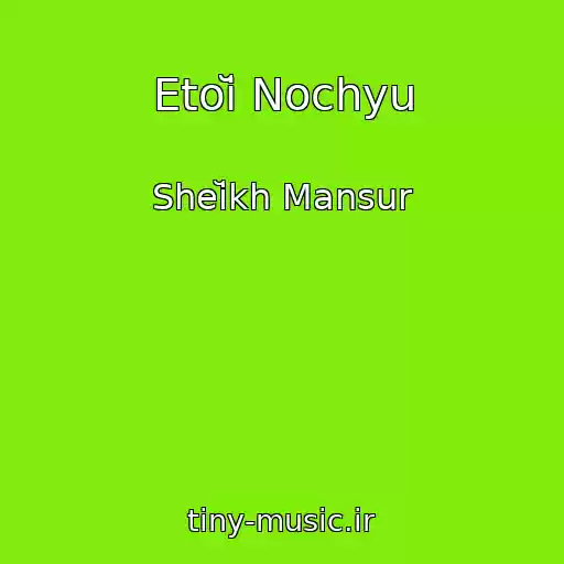 کاور آهنگ Etoĭ Nochyu از Sheĭkh Mansur