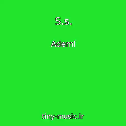 کاور آهنگ S.s. از Ademi