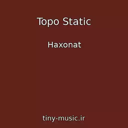 کاور آهنگ Topo Static از Haxonat