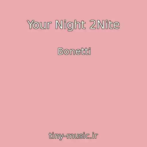 کاور آهنگ Your Night 2Nite از Bonetti